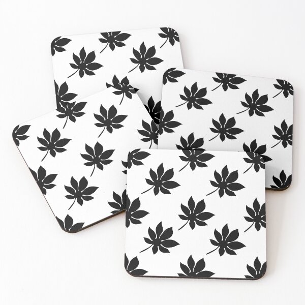 Item preview, Black Leaves Monstera Plant Pattern Tropical designed and sold by Tropical Arts.