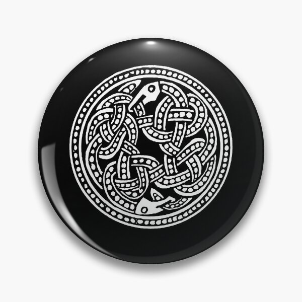 Item preview, Anglo Saxon Serpent Knotwork designed and sold by Potty Pagan.