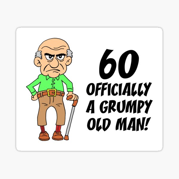 grumpy old men cartoon