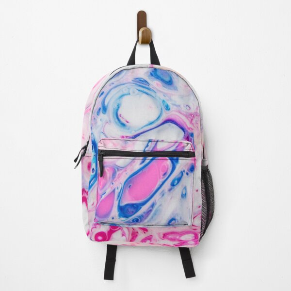 Item preview, Pink Blue Marbling with Cells Abstract Design  designed and sold by Paulele.