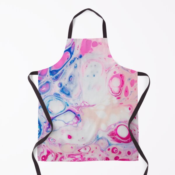 Item preview, Pink Blue Marbling with Cells Abstract Design  designed and sold by Paulele.