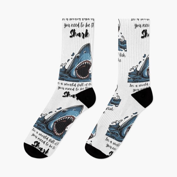 Item preview, In a world full of fish, you need to be the Shark - Lifes Inspirational Quotes designed and sold by MikeMargolisArt.