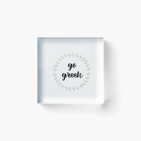 Item preview, go greek! designed and sold by Claire Dougherty.
