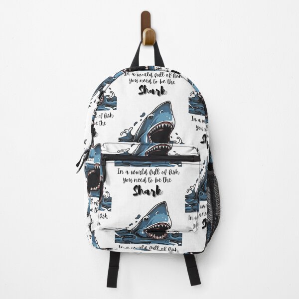 Item preview, In a world full of fish, you need to be the Shark - Lifes Inspirational Quotes designed and sold by MikeMargolisArt.