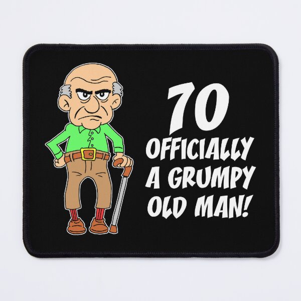 70 Officially Grumpy Old Man 70th Birthday Art Board Print for