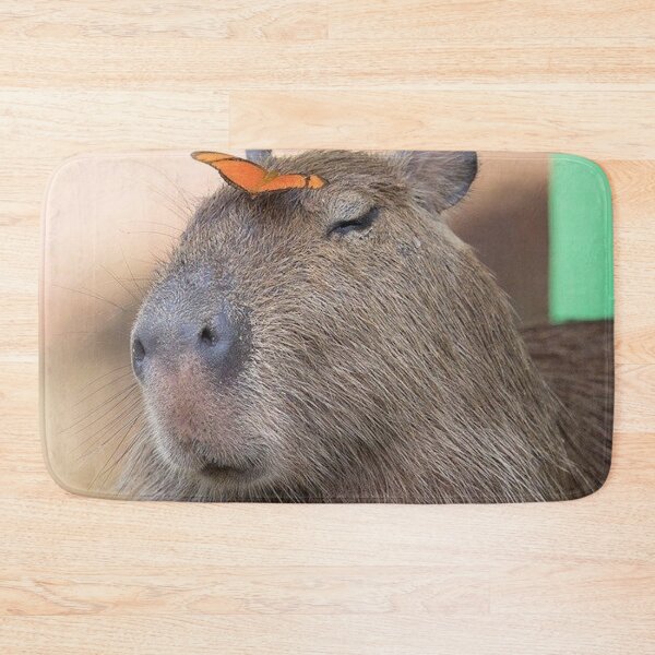 Item preview, Capybara with butterfly designed and sold by FunkisDesignes.