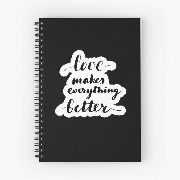 Item preview, Love makes everything better quote sticker designed and sold by Aruim Art.