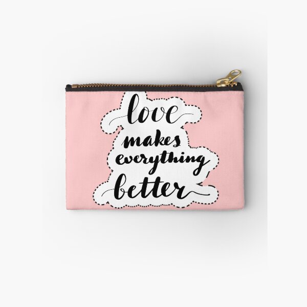 Item preview, Love makes everything better quote sticker designed and sold by Aruim  Art.