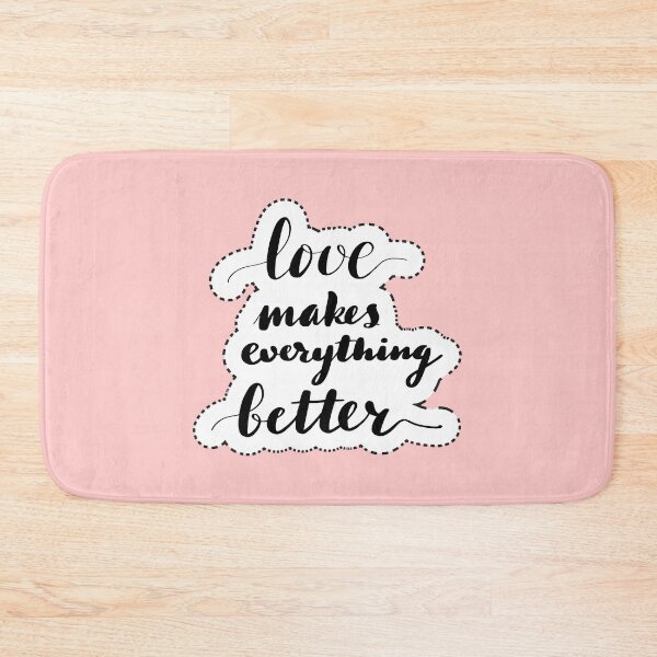 Item preview, Love makes everything better quote sticker designed and sold by Aruim  Art.