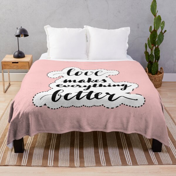 Item preview, Love makes everything better quote sticker designed and sold by Aruim  Art.