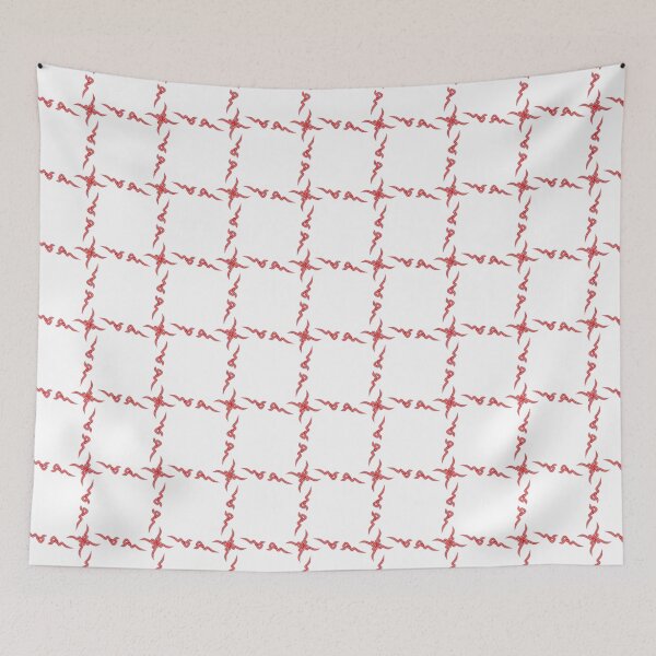 Item preview, red cross, checkered pattern designed and sold by Meo Design.