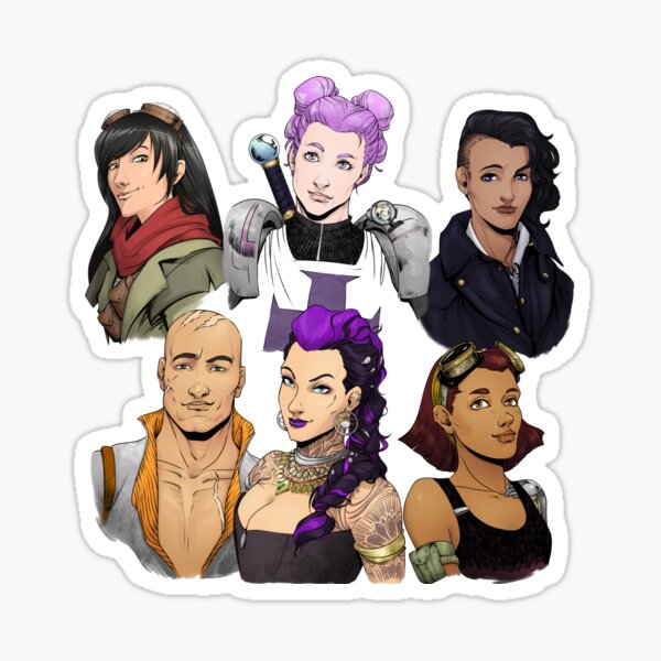 Crew of the Oh Boii Sticker