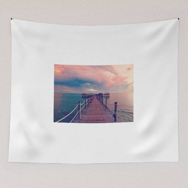 Item preview, African Jetty Cotton-Candy Skies designed and sold by exploramum.