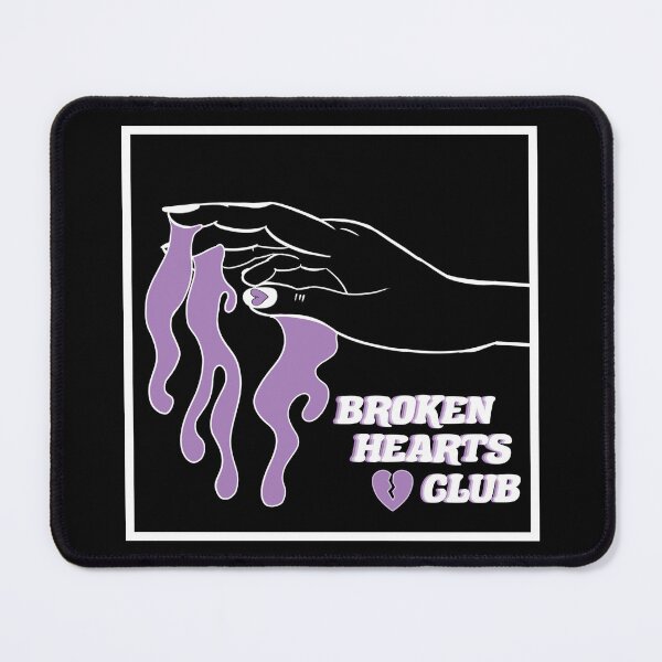 Item preview, Broken Hearts Club (Purple Hand) designed and sold by Katie Kuhlmann.