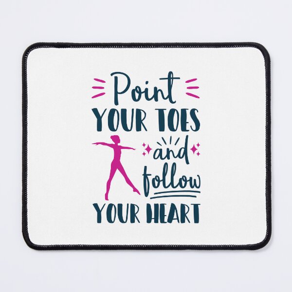 Item preview, Gymnastics For Girls Point Your Toes And Follow Your Heart designed and sold by jaygo.