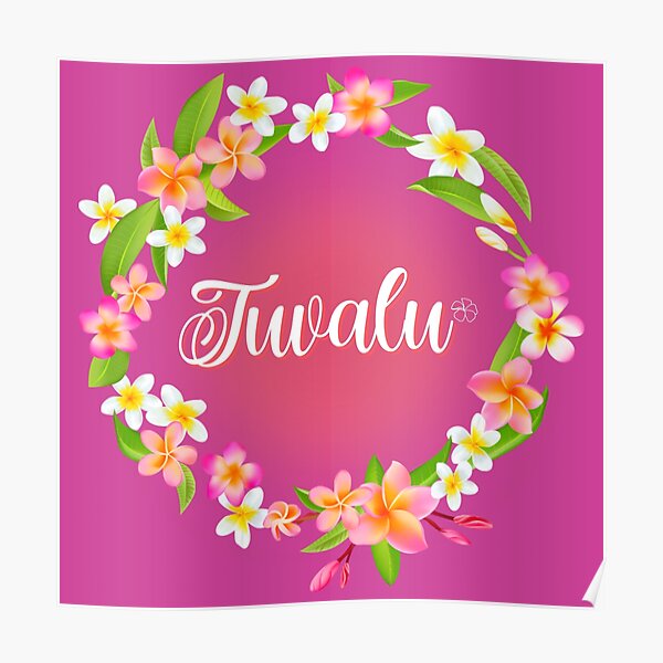 "Tuvalu" Poster for Sale by PolyMicroMela Redbubble