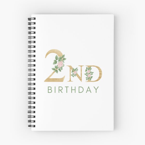 Item preview, Copy of My 2nd Birthday Floral Design designed and sold by prudencehollow.