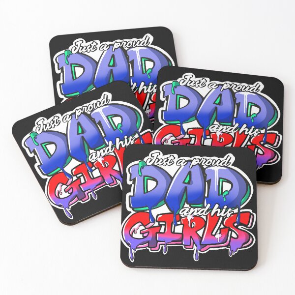 Item preview, Just a proud dad and his girls 2 designed and sold by SammyBad.