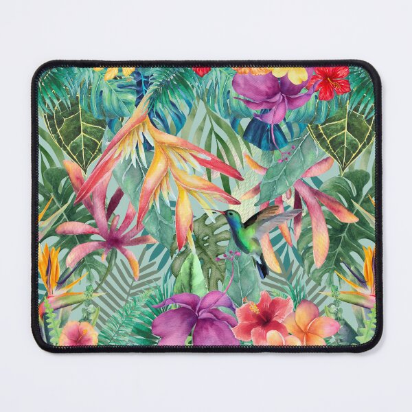 Item preview, Tropical Paradise Pattern Collage Decorative Design designed and sold by AmphoraGhost.