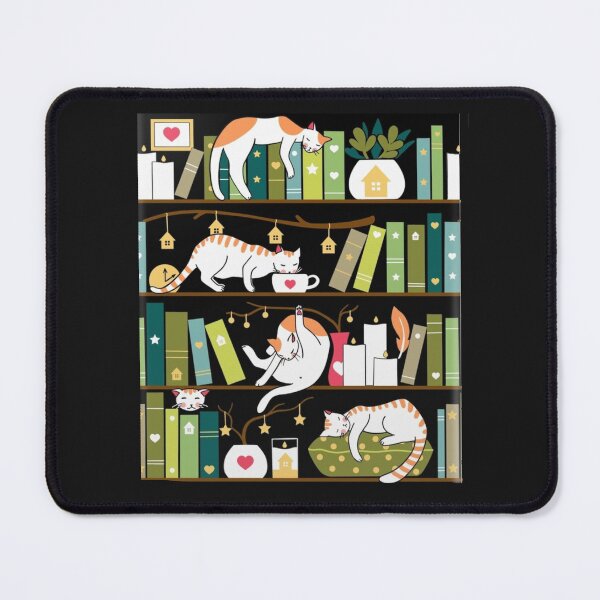 Item preview, Library cats - whimsical cats designed and sold by momshow.