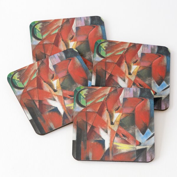 Item preview, The Foxes Franz Marc Animal Painting designed and sold by VintageArchive.