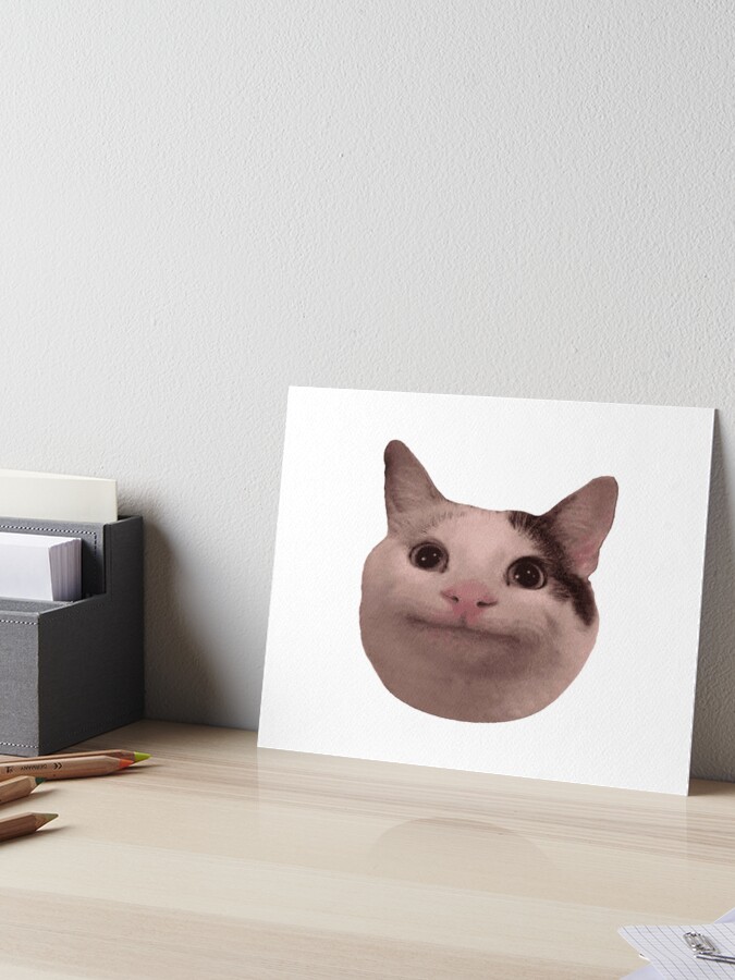 Beluga cat, Beluga Cat Meme, Meme Art Board Print for Sale by