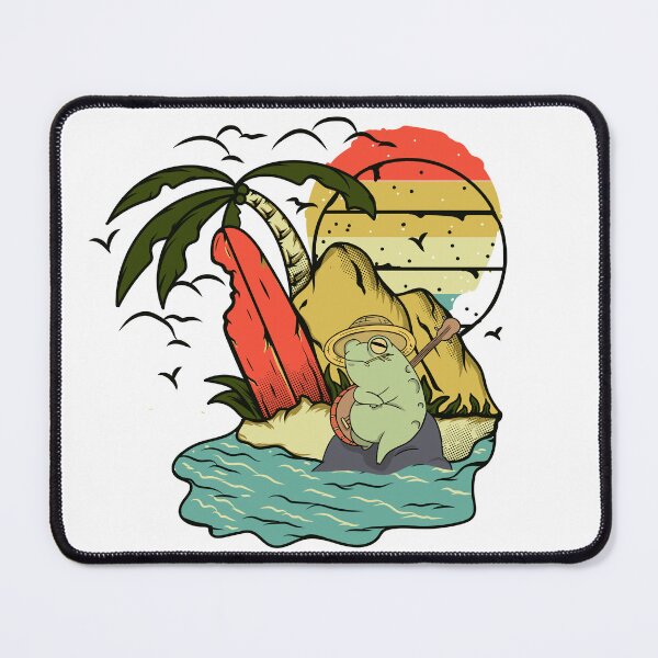 Item preview, Frog on the Beach Sand and Sunset designed and sold by TheWildFlix.