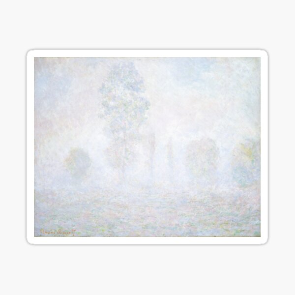 Morning Haze by Claude Monet Sticker