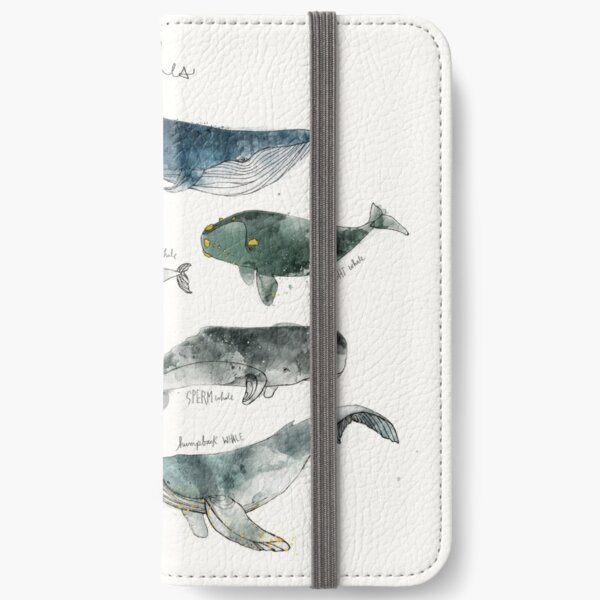 Whales iPhone Wallet