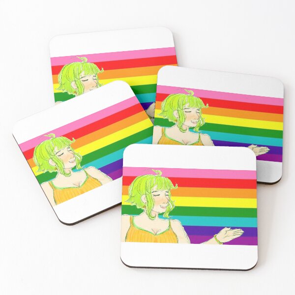 Item preview, VOCALOID Megpoid Gumi Gilbert Baker Pride Flag  designed and sold by Holli Anderson.