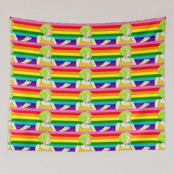 Item preview, VOCALOID Megpoid Gumi Gilbert Baker Pride Flag  designed and sold by Holli Anderson.