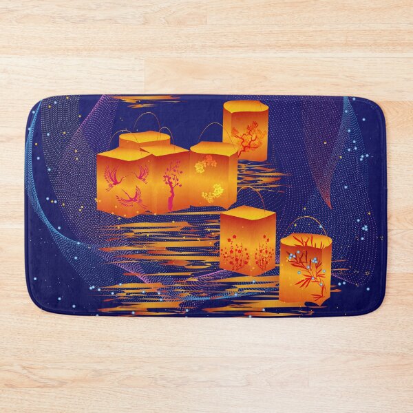 Item preview, Beauty of floating lanterns designed and sold by CatCoconut-Art.