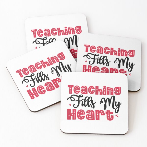 Item preview, Teaching Fills My Heart - Cute Girly Quote Teaching Tee Design Gift Idea for Teachers designed and sold by Prince - Bestseller ★★★★★.