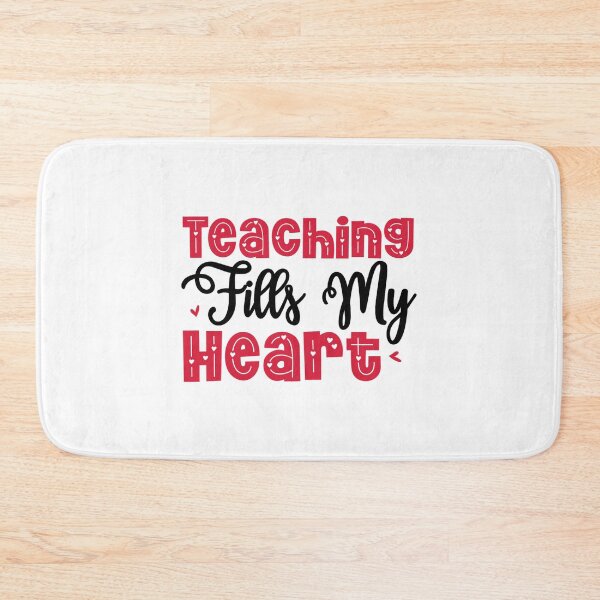 Item preview, Teaching Fills My Heart - Cute Girly Quote Teaching Tee Design Gift Idea for Teachers designed and sold by Prince - Bestseller ★★★★★.