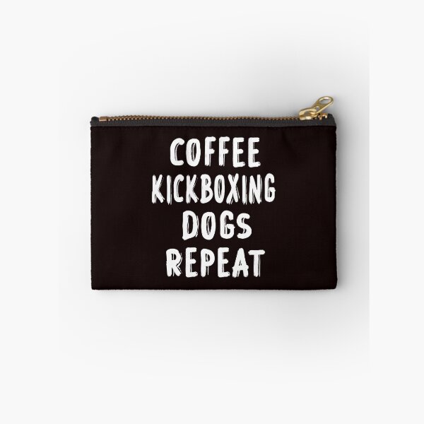 Item preview, Coffee Kickboxing Dogs Repeat, Funny Kickboxing, Kickboxer, Kickboxing Sport designed and sold by Aerial Addicts.