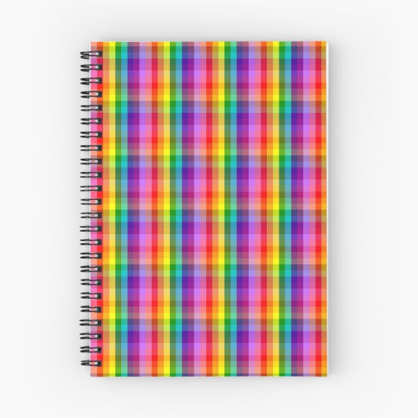 Aperçu de l'œuvre Tartan arc-en-ciel (style Gilbert Baker, pur) créée et vendue par Beefleaf.
