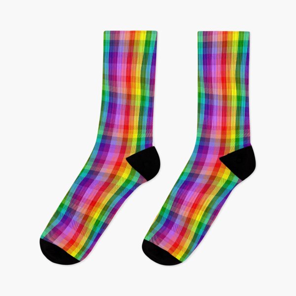 Item preview, Rainbow Tartan (Gilbert Baker Style, Pure) designed and sold by Beefleaf.