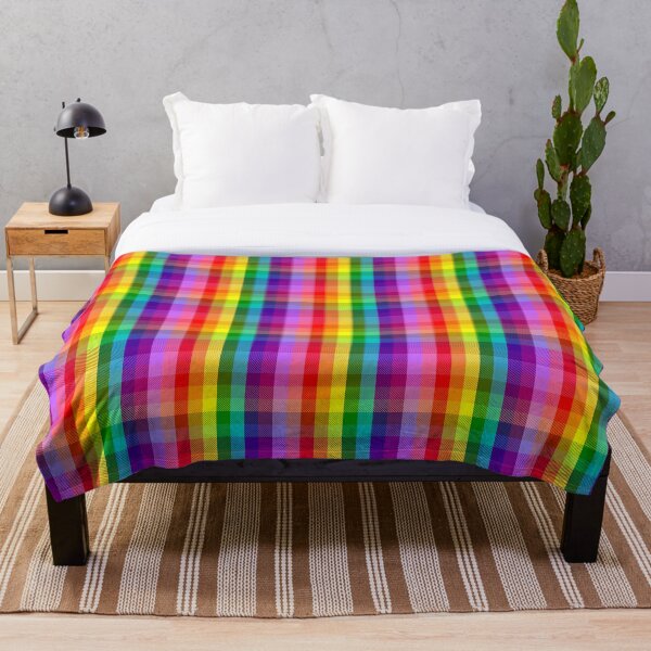 Item preview, Rainbow Tartan (Gilbert Baker Style, Pure) designed and sold by Beefleaf.