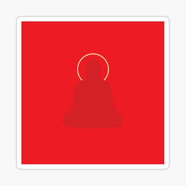 Item preview, Minimalist Amitabha Buddha Print designed and sold by DharmaArts.