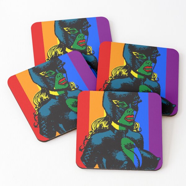 Item preview, Provincetown Pride Flag Batwoman Superhero designed and sold by WigOutlet.
