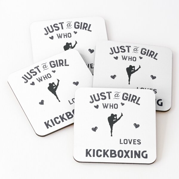 Item preview,  A Girl Who Loves Kickboxing, Funny Kickboxing, Kickboxer, Kickboxing Sport designed and sold by Aerial Addicts.