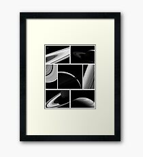 Saturn Cassini Collage Framed Print