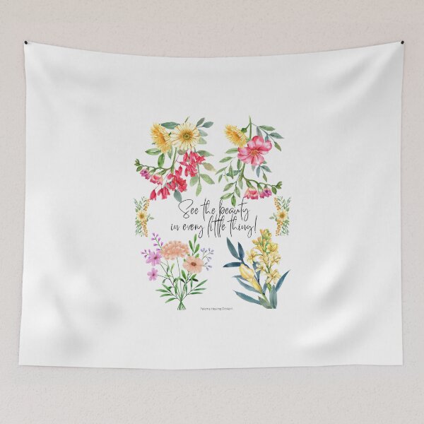 Item preview, Flowers everywhere with slogan designed and sold by PalomaHealing24.