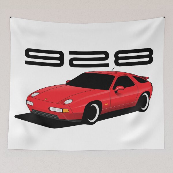 Item preview, Porsche 928 Illustration Red designed and sold by blackdogshop.