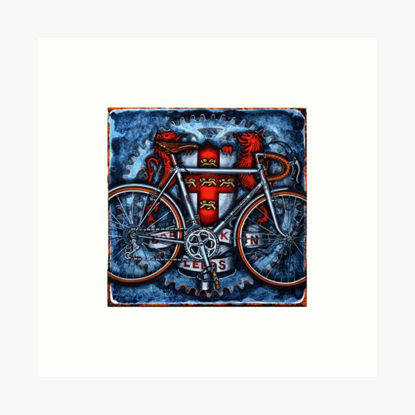 Item preview, Bob Jackson Touring Bicycle designed and sold by markhowardjonesart.