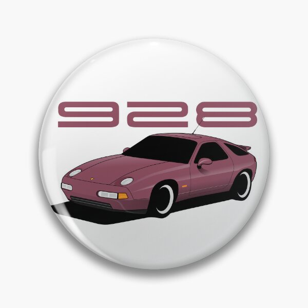 Item preview, Porsche 928 Illustration Raspberry Red Metallic designed and sold by blackdogshop.
