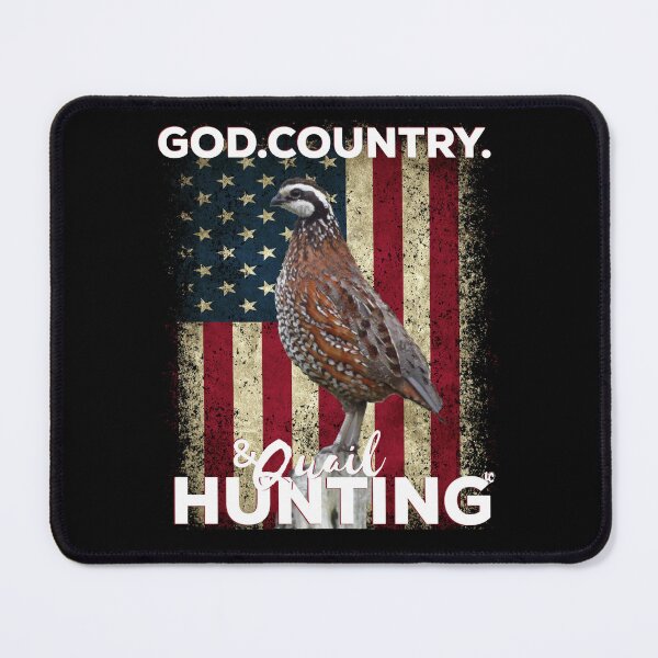 Item preview, God Country and Quail Hunting, American Flag Bobwhite Quail Design designed and sold by LifeCrush.