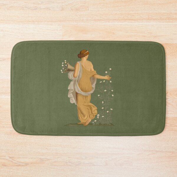 Item preview, Spring, maiden gathering flowers, from the villa of Varano in Stabiae, c.15 BC-60 AD. designed and sold by archaeologyart.