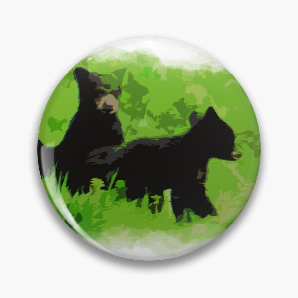 Item preview, Three Little Bears - Black Bear Cubs designed and sold by NaturePrints.