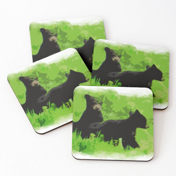Item preview, Three Little Bears - Black Bear Cubs designed and sold by NaturePrints.